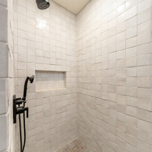 luxury home in Andover, Vermont tiled shower